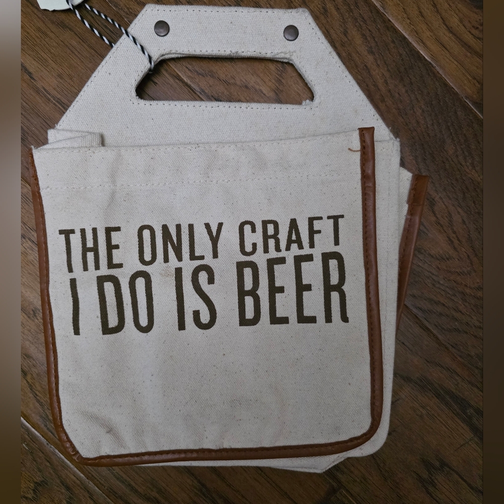 Canvas Craft BeerTote Bag